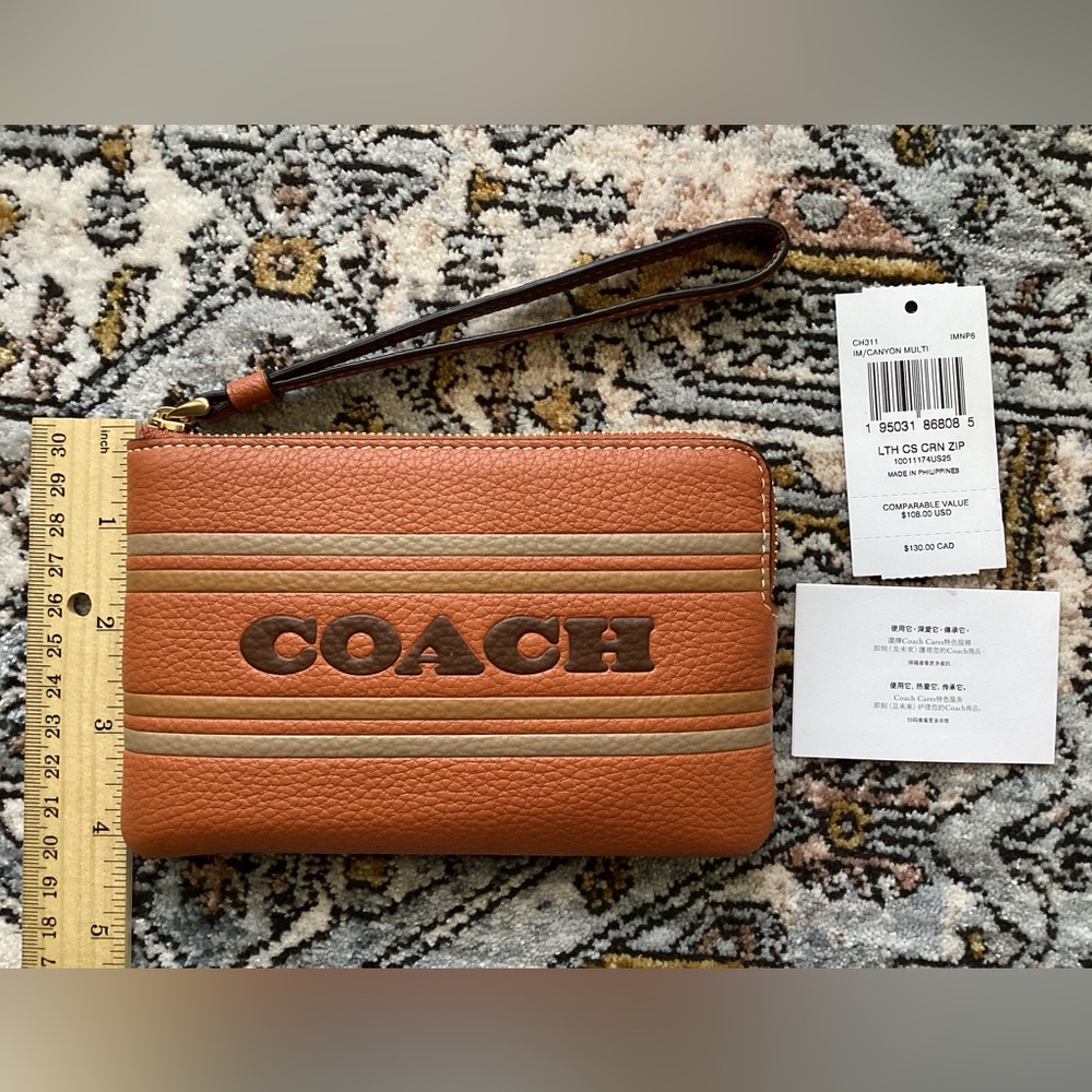 Coach Leather Wristlet - Picture 3 of 9